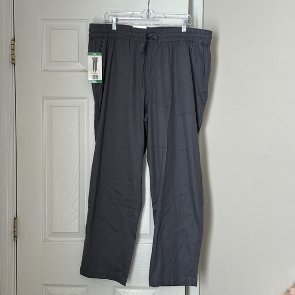 32 Degrees Pants - Brand New Size XL 32 Degrees Cool Linen Cotton Blend Wide Leg Pants Dark Gray